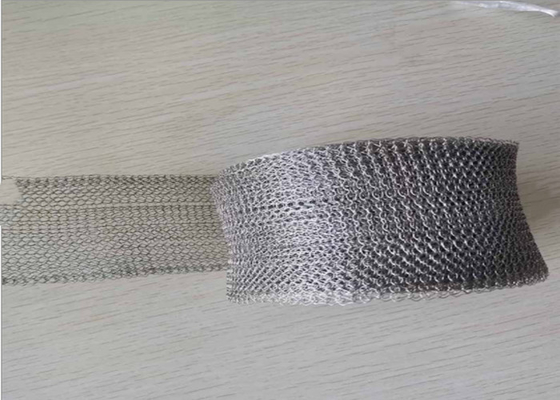 Stainless Steel Gas Liquid Rajutan Filter Wire Mesh 0.18mm Diameter 280 Mm