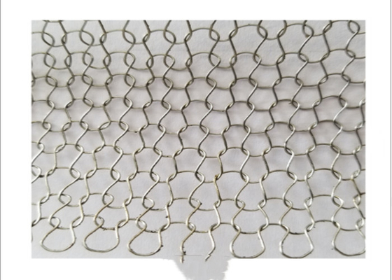 Stainless Steel Gas Liquid Rajutan Filter Wire Mesh 0.18mm Diameter 280 Mm