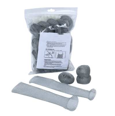 Sus 2mm Ukuran Rajutan Stainless Steel Mesh Lebar 22mm Untuk Filter Cairan Gas