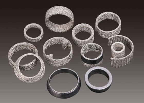 Aisi 310s Compressed Knitted Wire Mesh 0.18mm Diameter 20-500mm Tebal