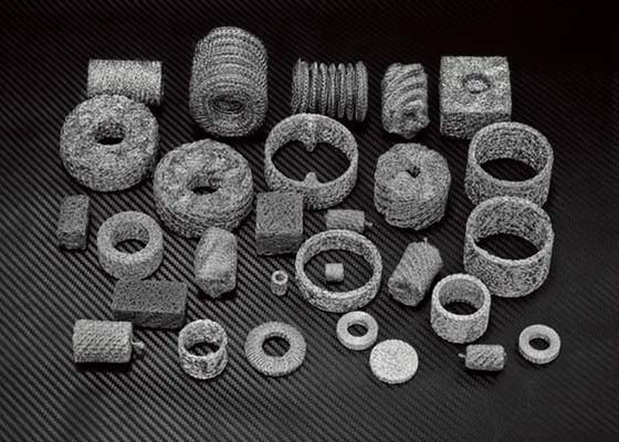 Aisi 310s Compressed Knitted Wire Mesh 0.18mm Diameter 20-500mm Tebal