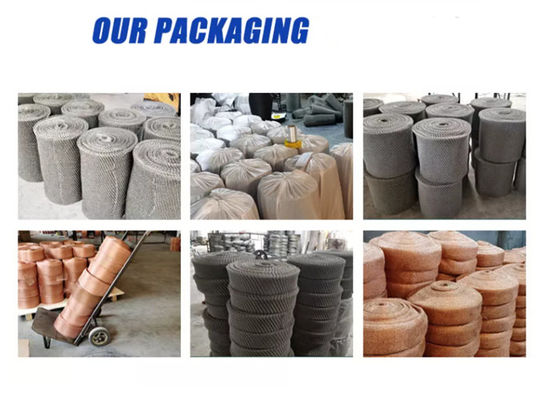 Aisi 304 Rajutan Wire Mesh Untuk Pemisahan Air Minyak