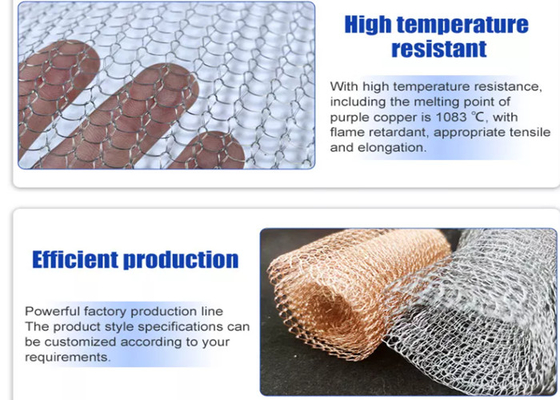 1m 1 Roll 304 Rajutan Wire Mesh Lebar 300mm Diameter 0.15mm