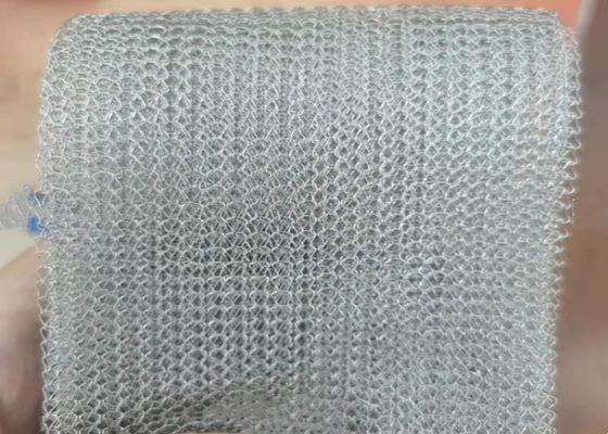 Semua Logam Stainless Steel Rajutan Wire Mesh Dalam Gulungan Lebar 250mm Untuk Filter