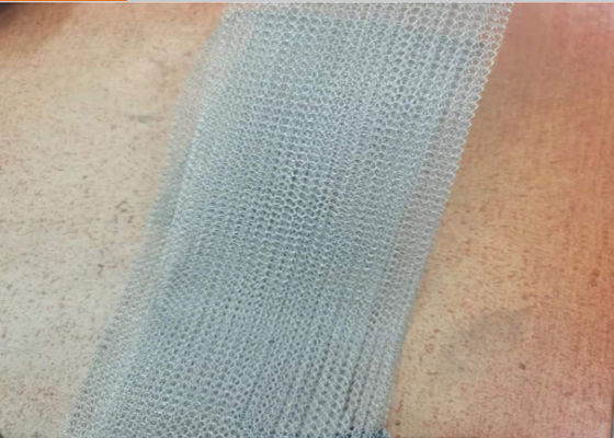 Stainless Steel 304 Knit Wire Mesh Dengan Ripple Bergelombang