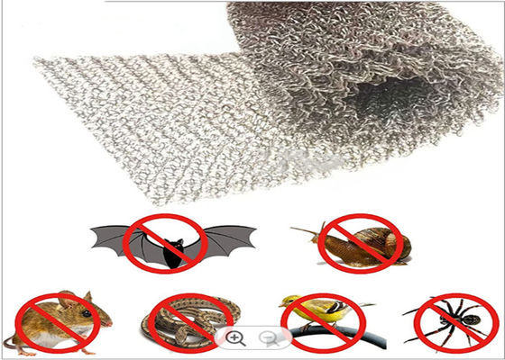 Filter kawat rajutan mesh putih untuk penyaringan tahan lama di lingkungan industri