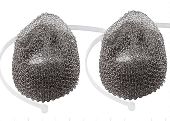 Lebar 40 Mm Diameter 290mm Rajutan Mesh Untuk Mesin Cuci Laundry Lint Traps