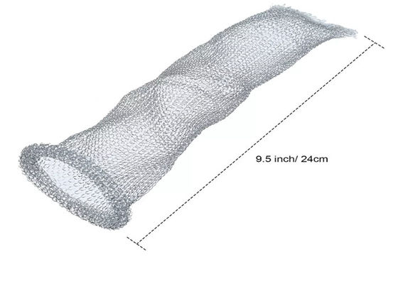 Lebar 40 Mm Diameter 290mm Rajutan Mesh Untuk Mesin Cuci Laundry Lint Traps