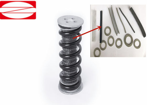 5-150mm Tinggi Dia 10-200mm Wire Mesh Rajutan Terkompresi Untuk Filtrasi Peredam Suara