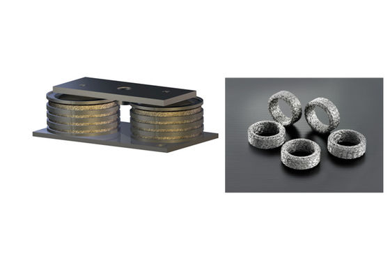 Bentuk Silinder Peredam Bantalan Logam Od80mm Untuk Penyerapan Guncangan