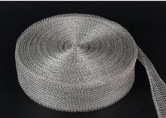 Rajutan Wire Mesh Dalam Aluminium Untuk Demister Pads / Mist Eliminators