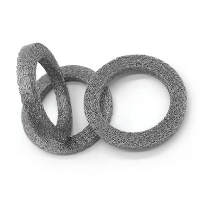 Customized Compressed Knitted Filter Mesh Ring Bentuk 5-300mm Diameter Luar