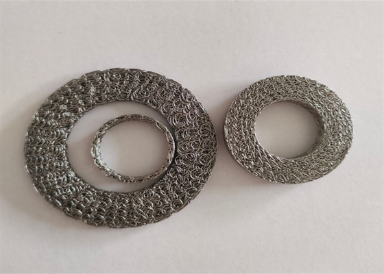Od23mm Id 15mm Versatile Compressed Knitted Wire Mesh Untuk Multiple Industrial