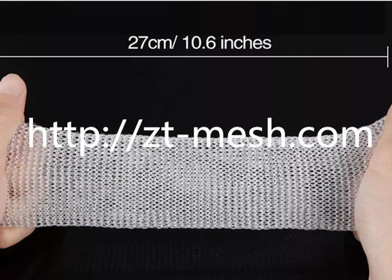 Kawat Baja Tahan Karat Nikel Murni Kawat Kembar Jaring Rajutan / Kawat Dogan 0,05-0,5Mm Dia 50Mm untuk Isolasi Termal