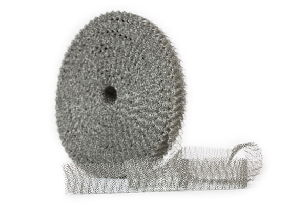 AISI 316 3.8mm Rajutan Wire Mesh / Filter Gas Liquid Mesh Untuk Bahan Isolasi Termal AS