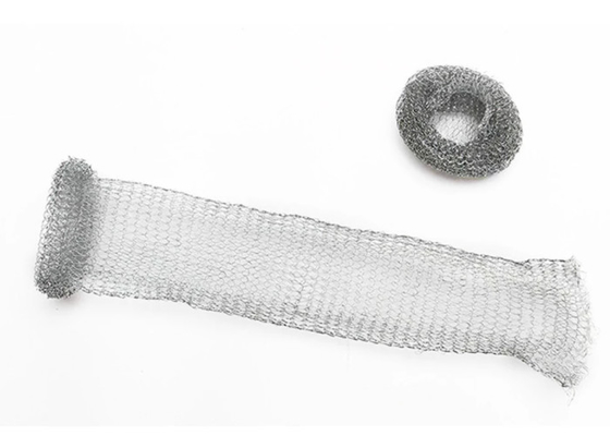 Perak Stainless Steel Rajutan Mesh 5ft 10ft Struktur Besar Laundry Mesh