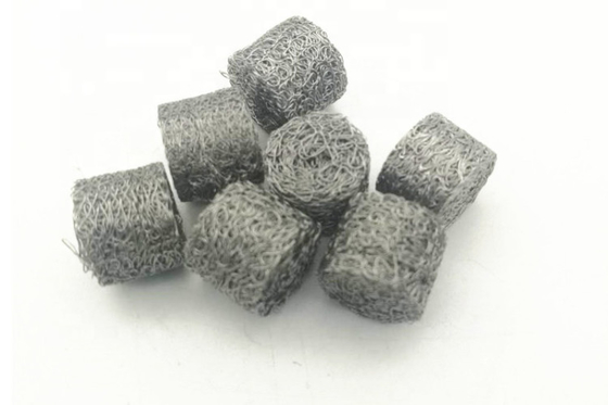 Diameter 18.3mm Silinder Busa Rajutan Wire Mesh Filter Tebal 31mm