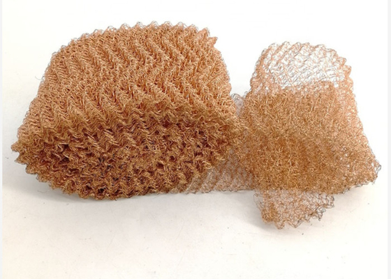 Rajutan Tembaga Wire Mesh Tape 0.23mm 100mm Lebar 95% Filter