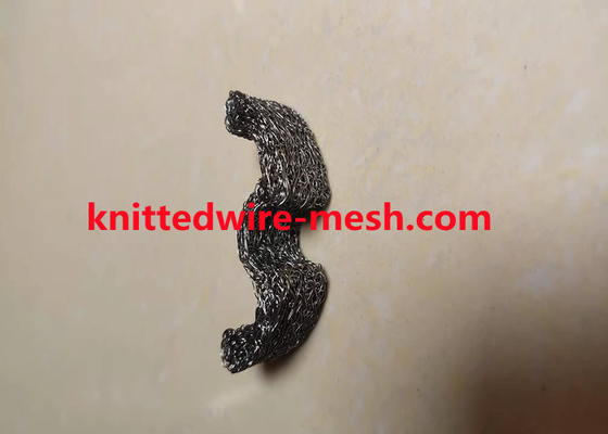 Bentuk Khusus W Bentuk Rajutan Wire Mesh Gasket Stainless Steel 0.11mm