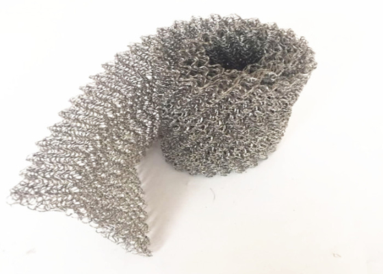Wire Mesh Rajutan Nikel Murni Tahan Suhu Tinggi Untuk Demister Pad