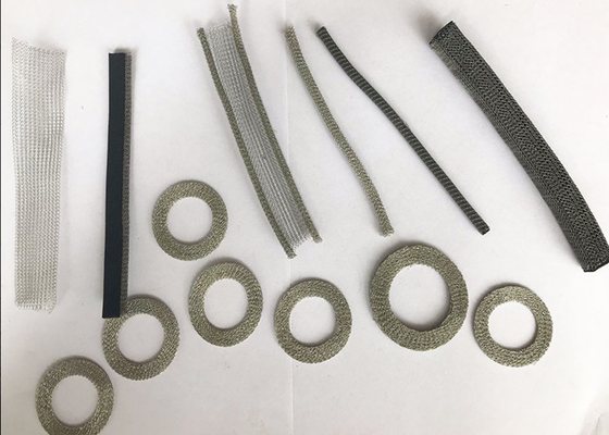 Wire Diameter 0.08 - 0.5 mm Compressed Wire Mesh untuk jenis Industri Filtrasi